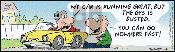 Frank and Ernest on Monday January 6, 2014 Comic Strip