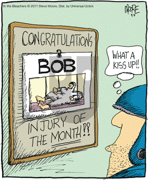 In the Bleachers on Thursday September 8, 2011 Comic Strip