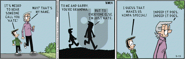 Grand Avenue on Friday September 15, 2023 Comic Strip