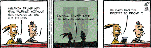 La Cucaracha on Friday August 26, 2016 Comic Strip