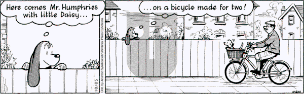 Fred Basset - Tuesday October 5, 2004 Comic Strip