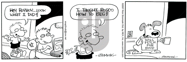 Soup to Nutz - Old on Saturday January 13, 2007 Comic Strip