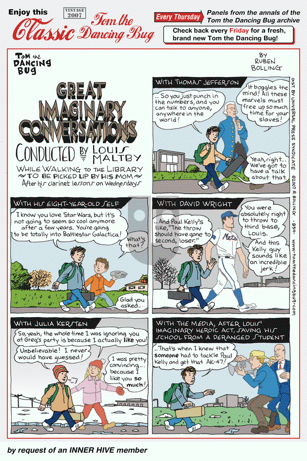 Tom the Dancing Bug on Thursday September 29, 2016 Comic Strip