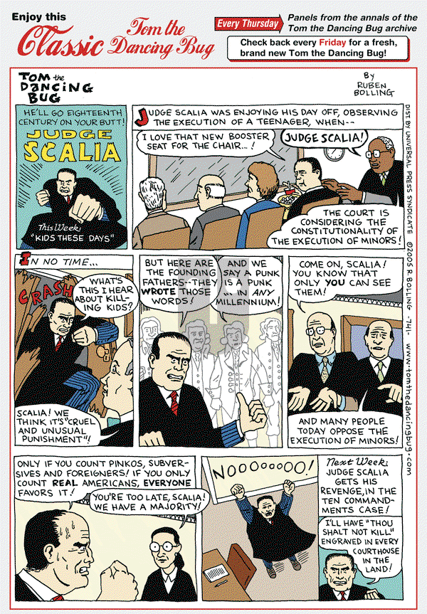 Tom the Dancing Bug on Thursday May 23, 2013 Comic Strip