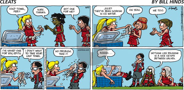 Cleats on Sunday June 27, 2004 Comic Strip