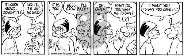 Arlo and Janis on Friday February 26, 1999 Comic Strip