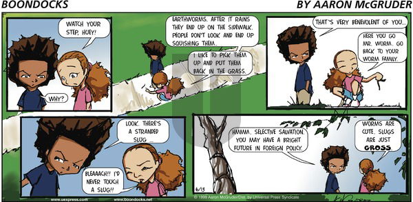 The Boondocks on Wednesday October 13, 1999 Comic Strip