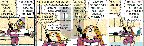 Cathy Classics - Tuesday January 23, 2001 Comic Strip