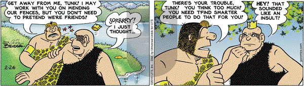Alley Oop on Friday February 26, 2016 Comic Strip