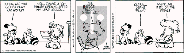 Over the Hedge on Monday June 1, 1998 Comic Strip