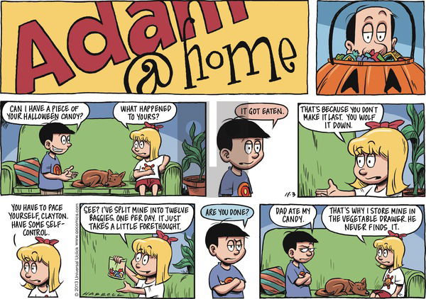 Adam@Home on Sunday November 3, 2013 Comic Strip