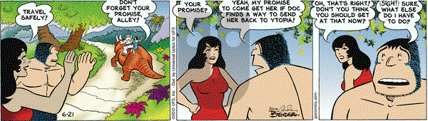 Alley Oop - Thursday June 21, 2012 Comic Strip