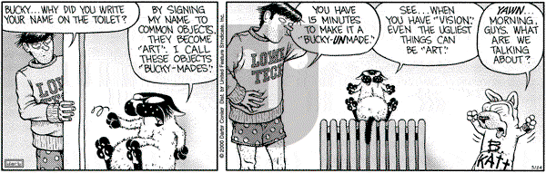 Get Fuzzy on Friday March 24, 2000 Comic Strip