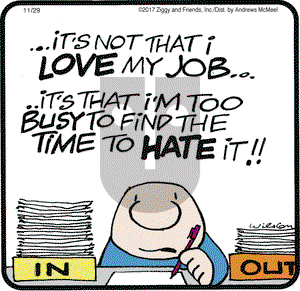 Ziggy on Wednesday November 29, 2017 Comic Strip