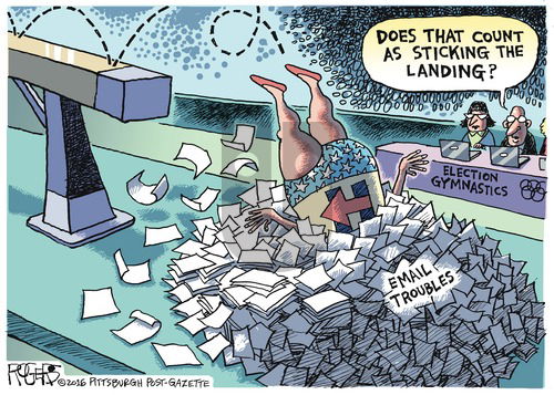 Rob Rogers on Sunday August 14, 2016 Comic Strip