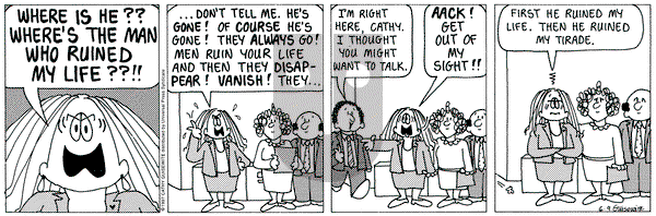 Cathy Classics on Monday June 9, 1997 Comic Strip