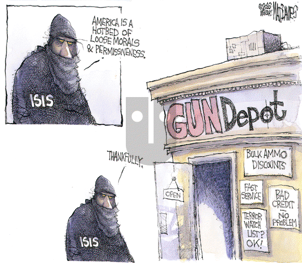 Matt Davies on Wednesday June 15, 2016 Comic Strip