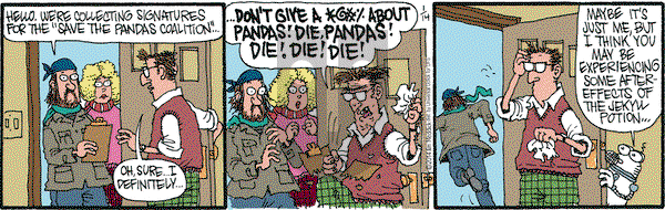 Monty on Tuesday January 14, 2014 Comic Strip