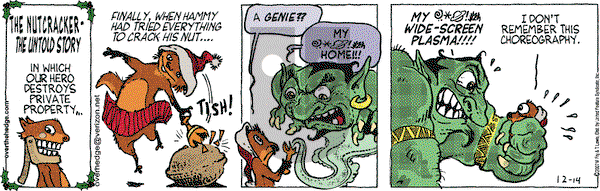 Over the Hedge on Friday December 14, 2007 Comic Strip