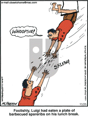 Close to Home on Friday November 25, 2011 Comic Strip