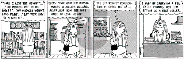 Cathy Classics on Monday July 31, 1995 Comic Strip
