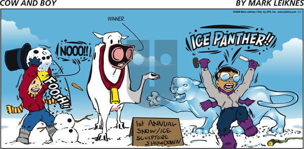 Cow and Boy Classics on Sunday December 14, 2008 Comic Strip