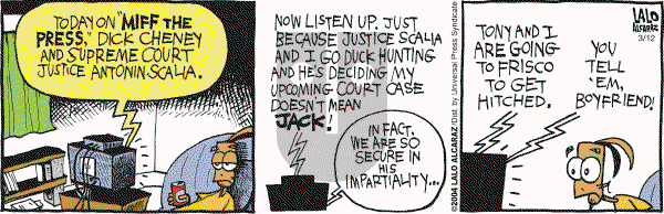 La Cucaracha on Friday March 12, 2004 Comic Strip