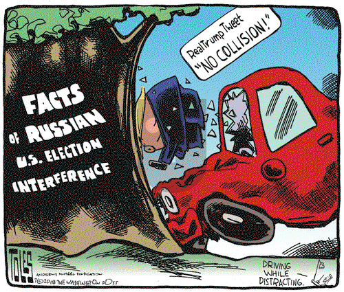 Tom Toles on Tuesday July 17, 2018 Comic Strip