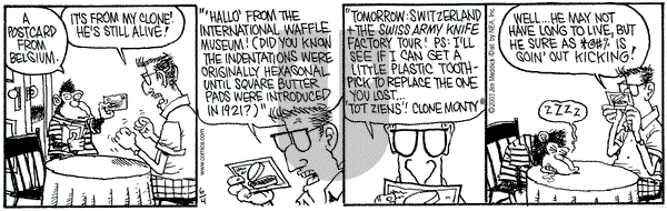 Monty on Wednesday June 4, 2003 Comic Strip