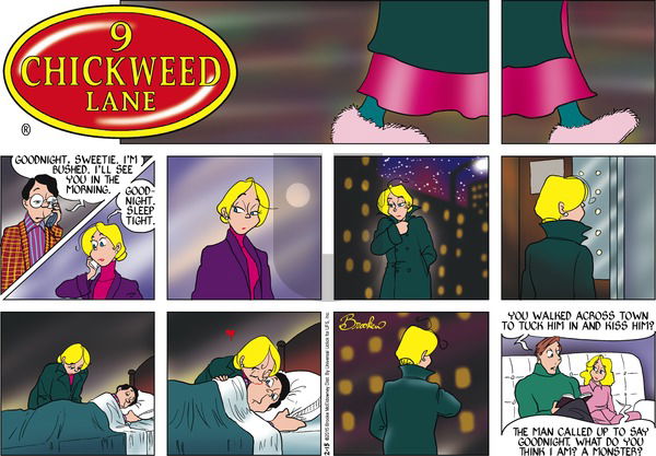 9 Chickweed Lane on Sunday February 15, 2015 Comic Strip