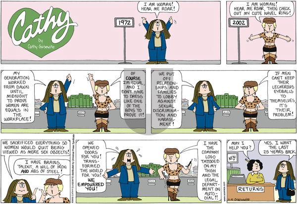 Cathy Classics on Sunday November 10, 2013 Comic Strip
