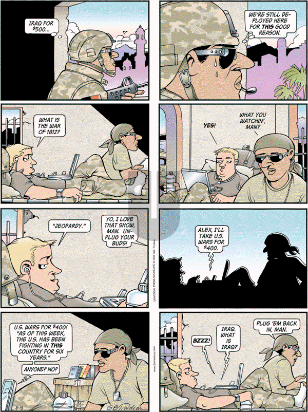 Doonesbury - Sunday March 15, 2009 Comic Strip