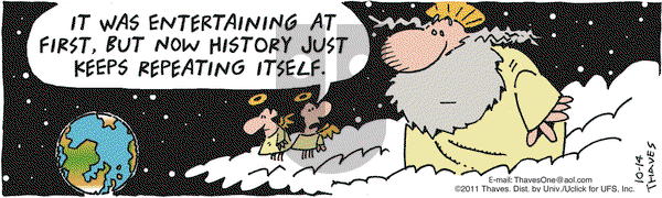 Frank and Ernest on Friday October 14, 2011 Comic Strip