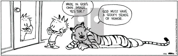 Calvin and Hobbes on Saturday October 16, 1993 Comic Strip