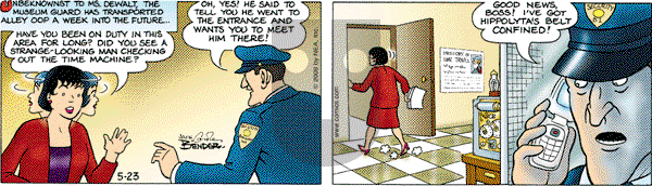 Alley Oop on Saturday May 23, 2009 Comic Strip