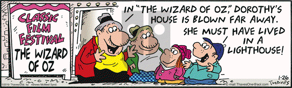 Frank and Ernest on Saturday January 26, 2019 Comic Strip