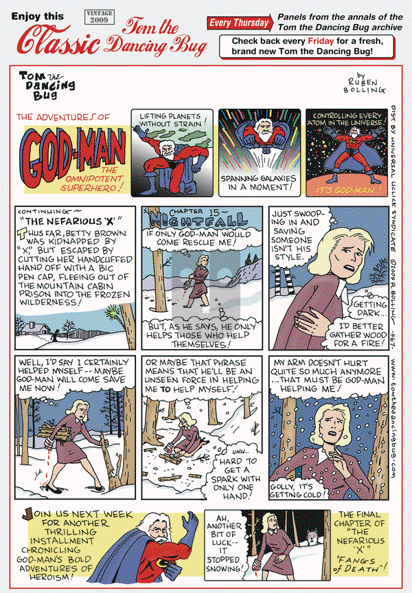 Tom the Dancing Bug on Thursday September 11, 2014 Comic Strip