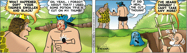 Alley Oop on Thursday September 1, 2016 Comic Strip