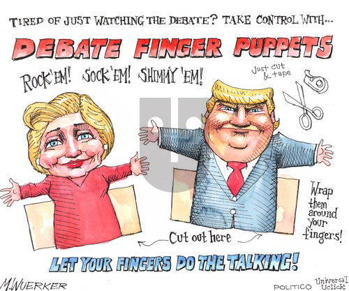 Matt Wuerker on Sunday October 9, 2016 Comic Strip