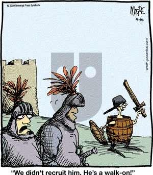 In the Bleachers - Wednesday September 16, 2009 Comic Strip