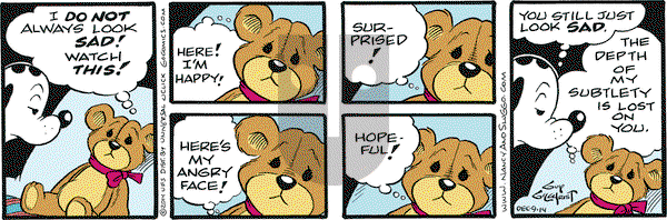 Nancy on Tuesday December 9, 2014 Comic Strip