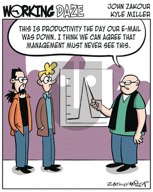 Working Daze on Thursday August 4, 2005 Comic Strip