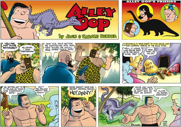 Alley Oop on Sunday May 20, 2007 Comic Strip