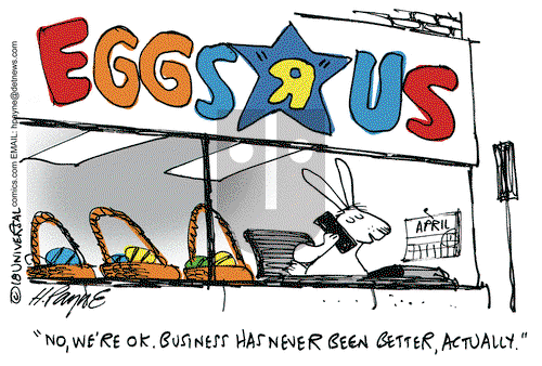 Henry Payne - Friday March 30, 2018 Comic Strip