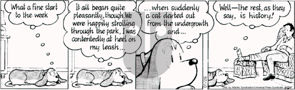 Fred Basset on Saturday January 26, 2008 Comic Strip