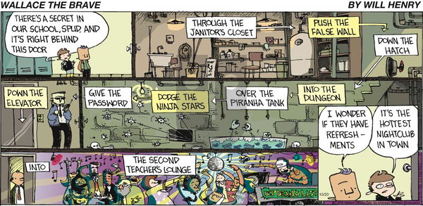 Wallace the Brave on Sunday October 20, 2019 Comic Strip