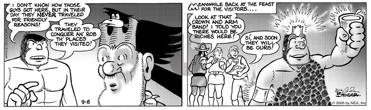 Alley Oop - Friday September 8, 2006 Comic Strip