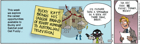 Get Fuzzy on Friday November 26, 2004 Comic Strip
