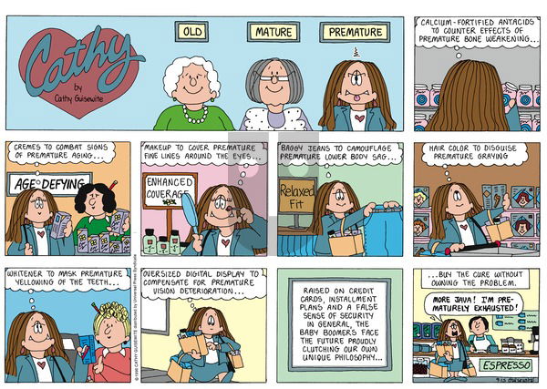 Cathy Classics on Sunday September 15, 1996 Comic Strip