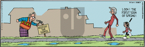 Grand Avenue on Thursday March 13, 2014 Comic Strip